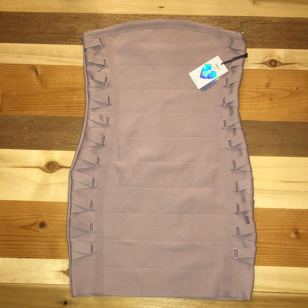 Mauve bandage dress